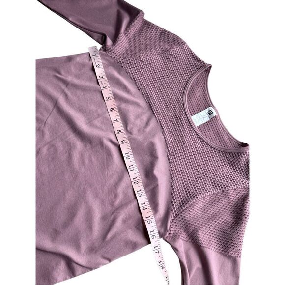 Fabletics Musetta Seamless Long-Sleeve Top In Charisma/Pink Size L - Picture 8 of 9